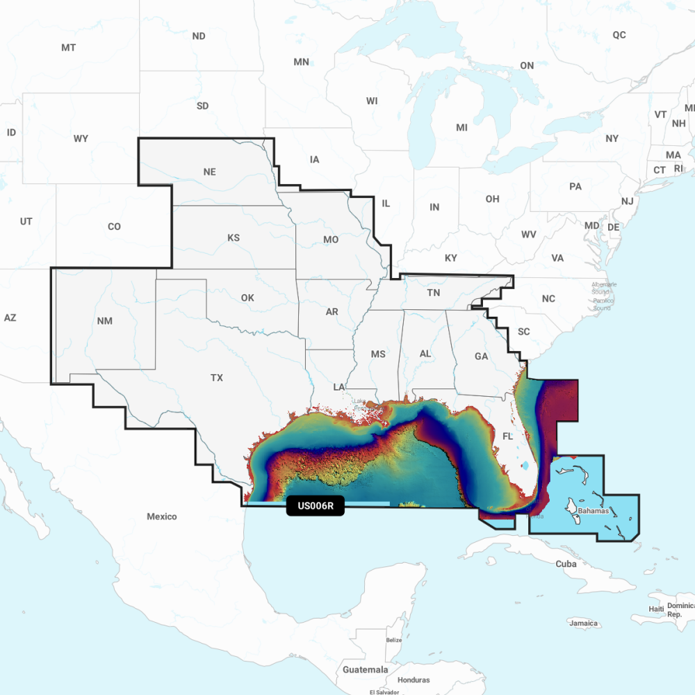 Garmin, Carte Garmin Navionics Vision+ : US006R - Sud des Etats-Unis