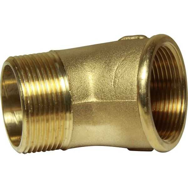 Maestrini, Coude 45 degrés compact Maestrini DZR (1-1/2" BSP mâle/femelle)