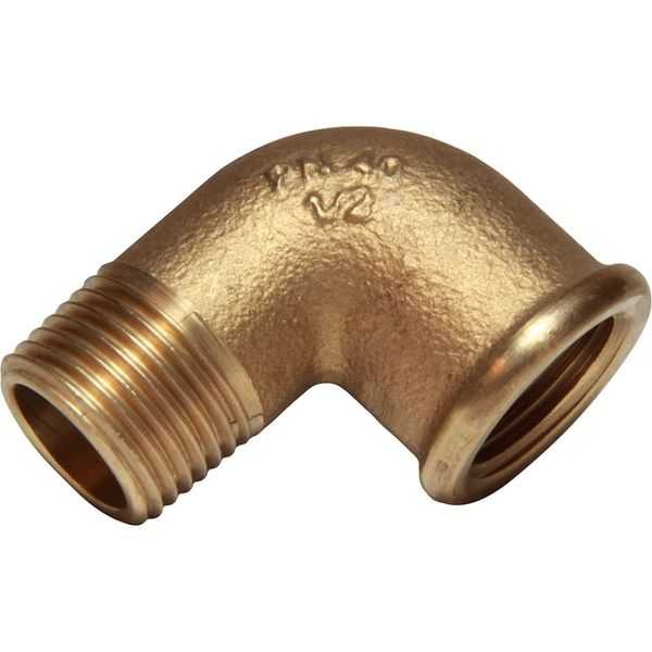 Maestrini, Coude compact 90 degrés Maestrini Bronze (1/2" BSP Mâle/Femelle)