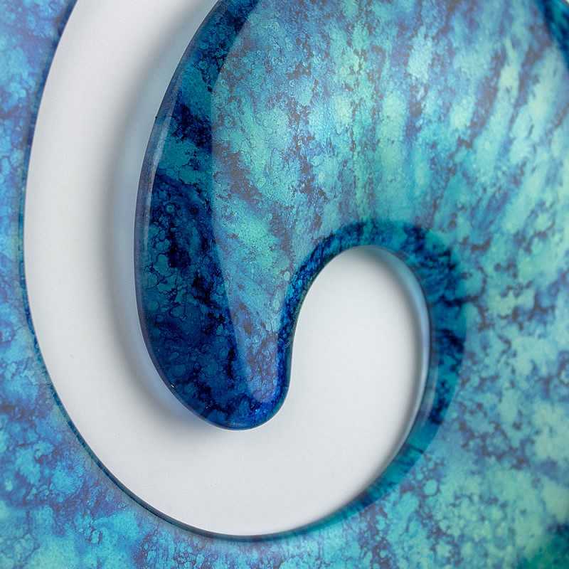 Nautisme, Décor mural en spirale en verre