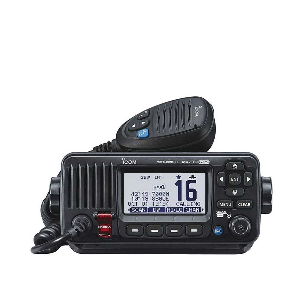 Icom, Émetteur-récepteur VHF/DSC Icom M423GE avec antenne GPS