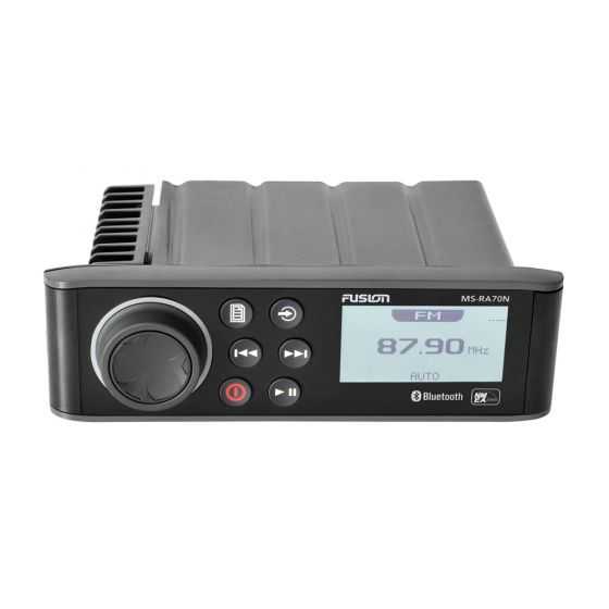 Fusion, Fusion MS-RA70N Système de divertissement marin avec Bluetooth et NMEA 2000