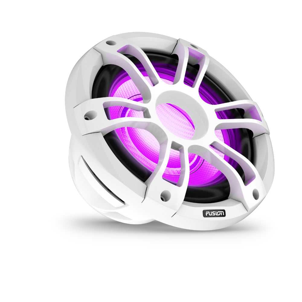 Fusion, Fusion SG-SL103SPW 10" 3i CRGBW LED Subwoofer 600W - Blanc sport