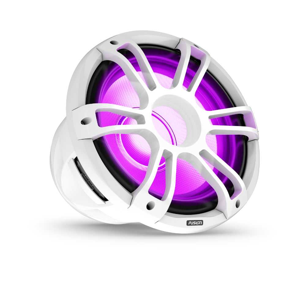 Fusion, Fusion SG-SL123SPW Subwoofer à LED de 12" 3i CRGBW 1400W - Blanc sport