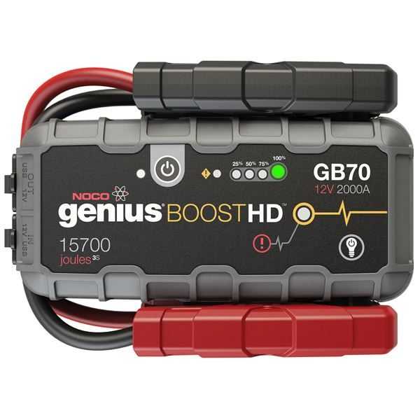 Noco, GB70 Boost HD 2000A Démarreur au Lithium