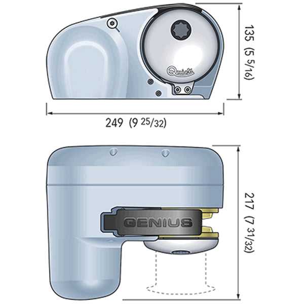 Rapide, GP2 2000D 800w 12v 7mm avec tambour