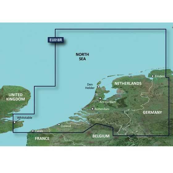 Garmin, Garmin BlueChart G3 Regular Area - HXEU018R Benelux Offshore & Inland Waters