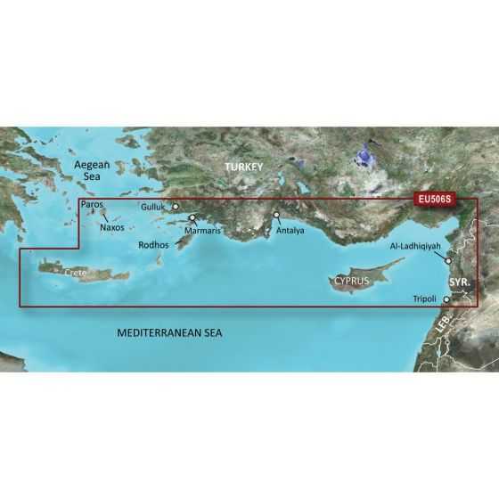 Garmin, Garmin BlueChart G3 Vision Small Area - VEU506S - Crète - Chypre