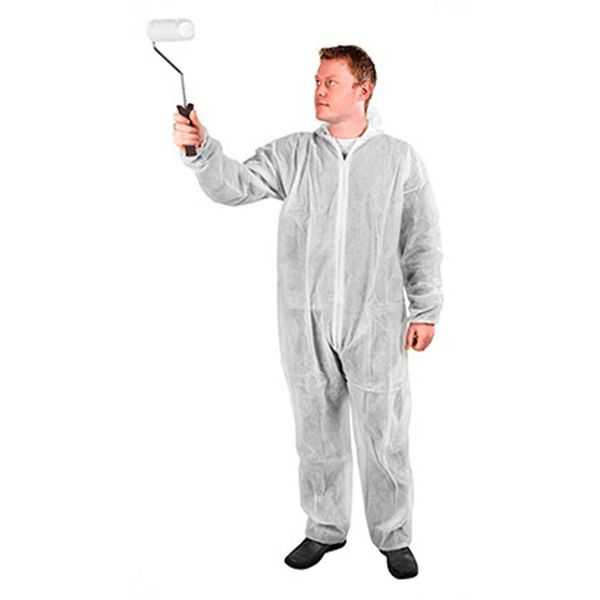 Glenwear, Glenwear Full Body Protective Coverall (Medium / White)