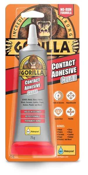 Colle Gorilla, Gorilla Contact Adhesive Clear 75g