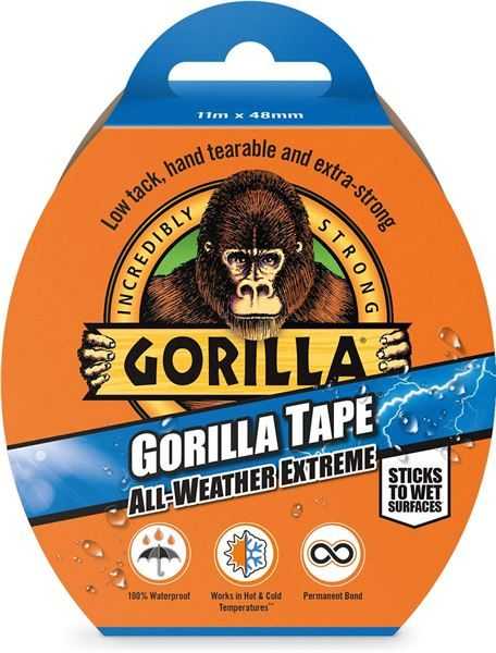 Colle Gorilla, Gorilla Tape All-Weather Extreme- 11m colle aux surfaces humides