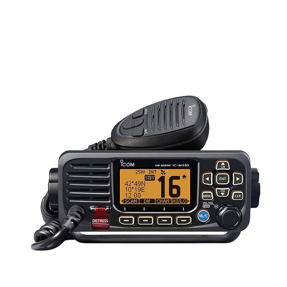 Icom, ICOM M330GE VHF DSC Antenne GPS interne et externe