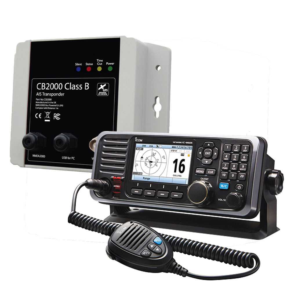 Icom, ICOM M605 VHF avec CB2000 AIS & NMEA 2000 Starter Kit