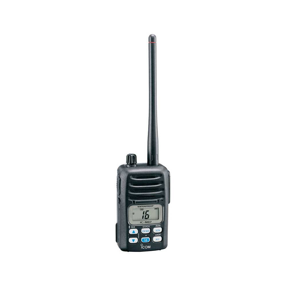 Icom, ICOM M87 Compact Waterproof VHF Marine/PBR Handheld Radio ATEX Version