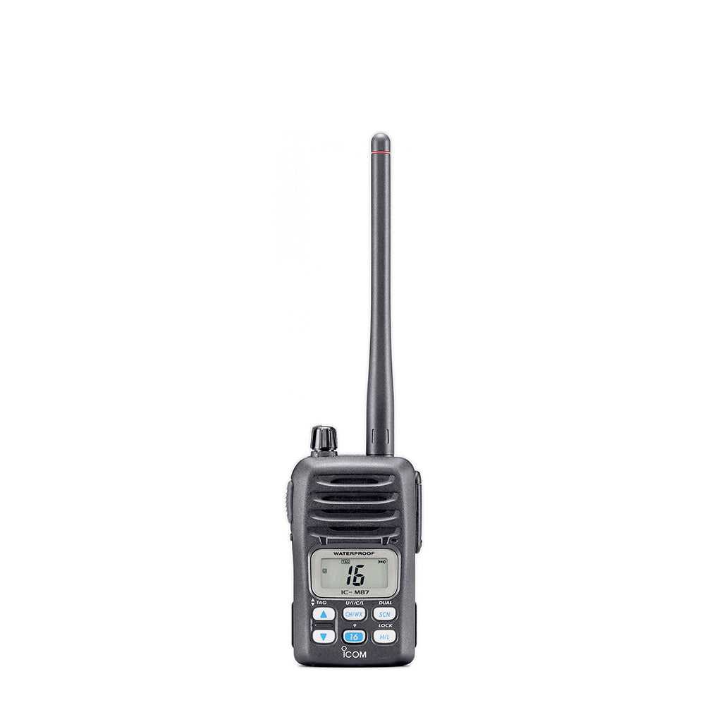 Icom, ICOM M87 Compact Waterproof VHF Marine/PBR Handheld Radio ATEX Version