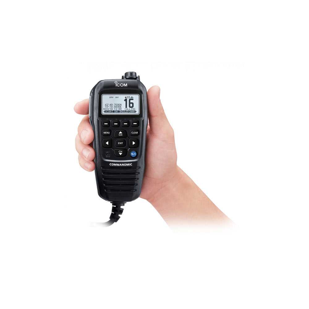 Icom, Icom Command Mic Noir pour M605