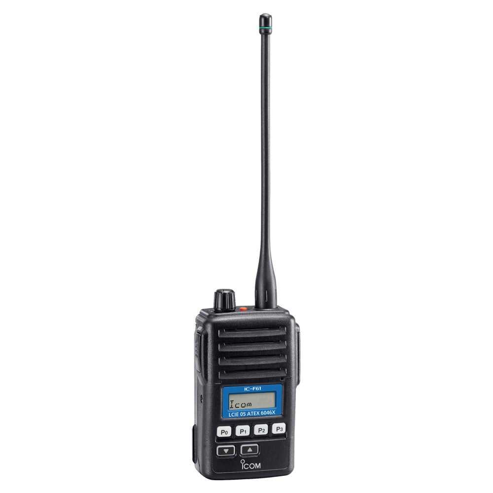 Icom, Icom IC-F61 Radio UHF (ATEX) Version avec batterie BP227AXD