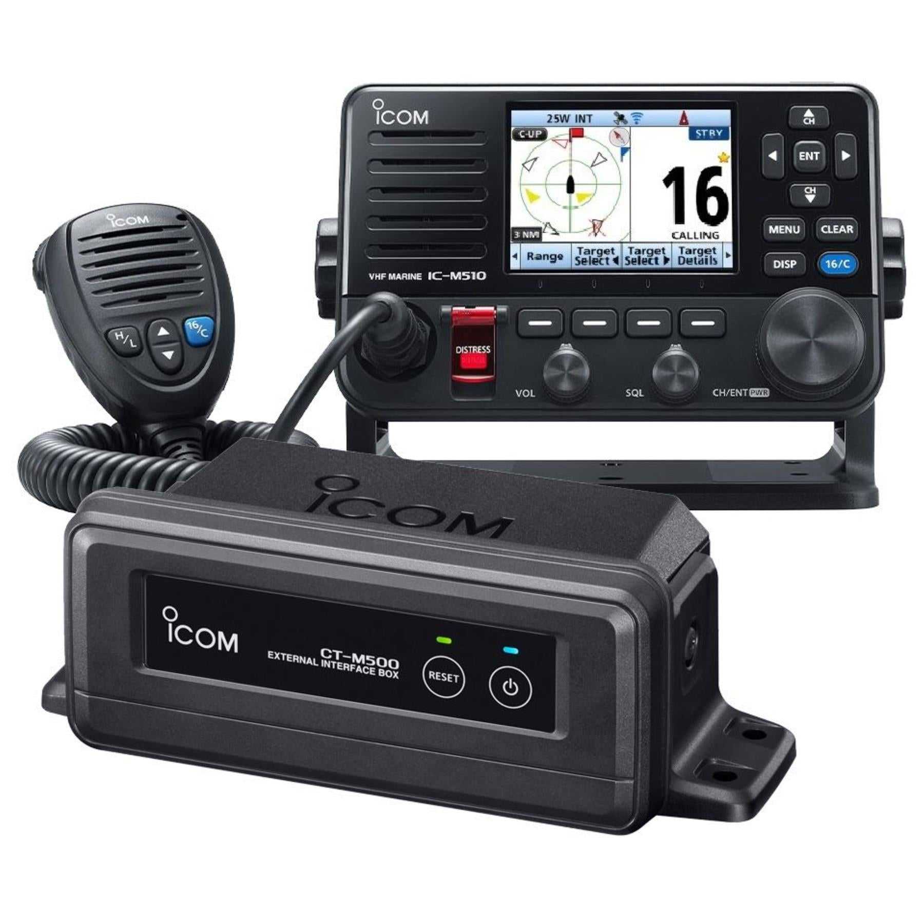 Icom, Icom IC-M510-AIS Radio VHF DSC avec récepteur AIS et interface CT-M500