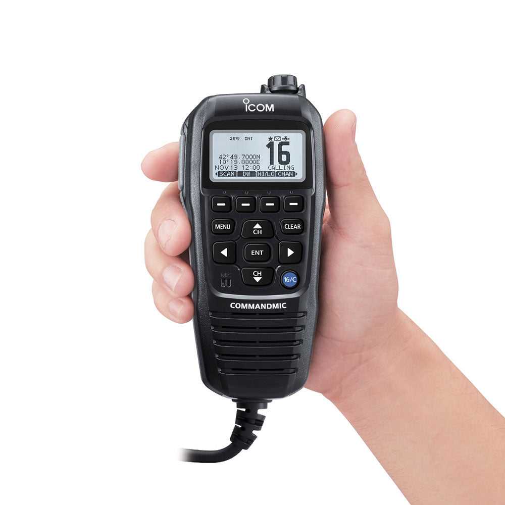 Icom, Icom M400BBE Black Box VHF/DSC avec microphone de commande HM195G et antenne GPS