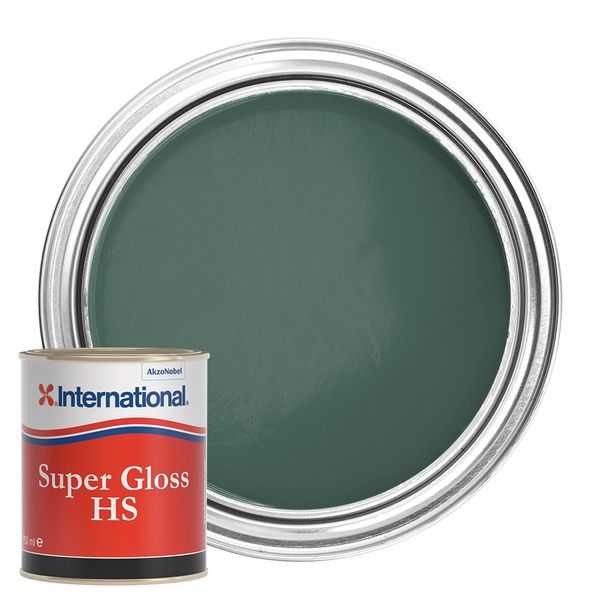 International, International Super Gloss HS Topcoat Thames Green 750ml