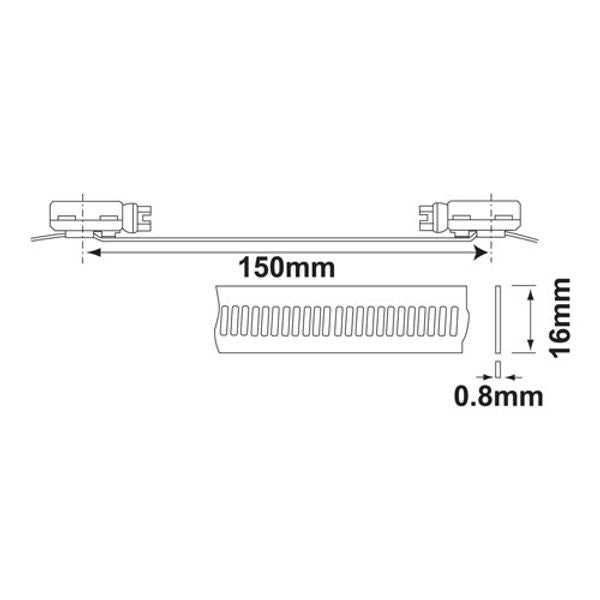 JCS, JCS Bande multi-couple en acier inoxydable 10m