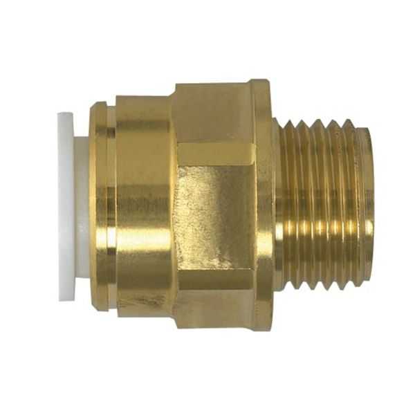 JG Speedfit, JG Speedfit 10mm x 1/2" BSP Male Coupler DZR