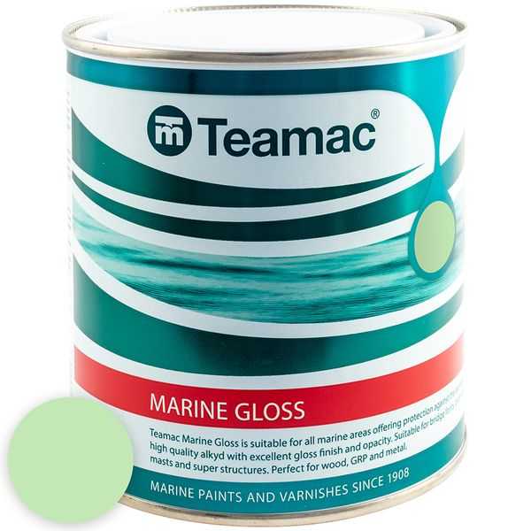 Teamac, Laque brillante Eau De Nil - 1L - 216 EAU DE NIL