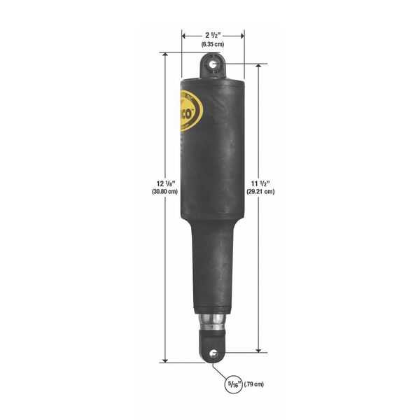 Lenco, Lenco 2-1/4" Stroke Standard Actuator 12V 5/16"