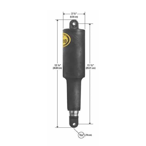 Lenco, Lenco 2-1/4" Stroke Standard Actuator 24V 5/16"