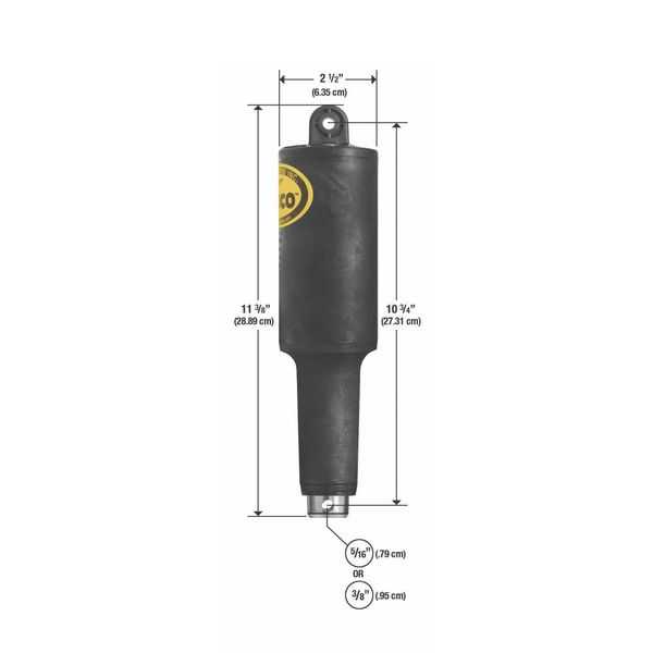 Lenco, Lenco 2-1/4" Stroke XD Actuator 12V 3/8"