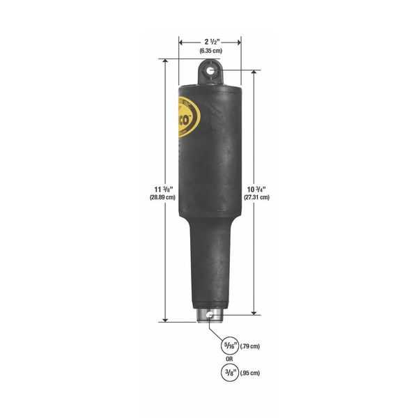 Lenco, Lenco 2-1/4" Stroke XD Actuator 12V 5/16"