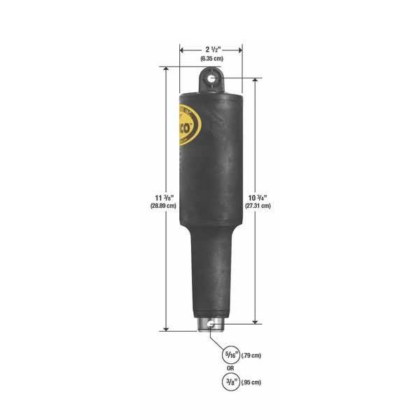 Lenco, Lenco 2-1/4" Stroke XD Actuator 24V 3/8"