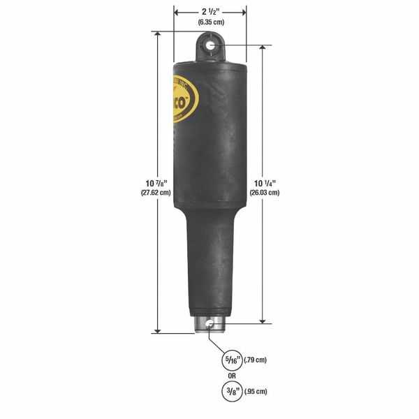 Lenco, Lenco 2-1/4" Stroke XDS Actuator 12V 5/16"