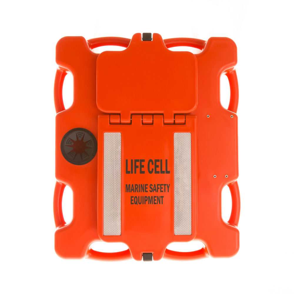 Cellule de vie, Life Cell The Crewman Emergency Pod Grab Case Flotation Device for up to 8 People - Orange