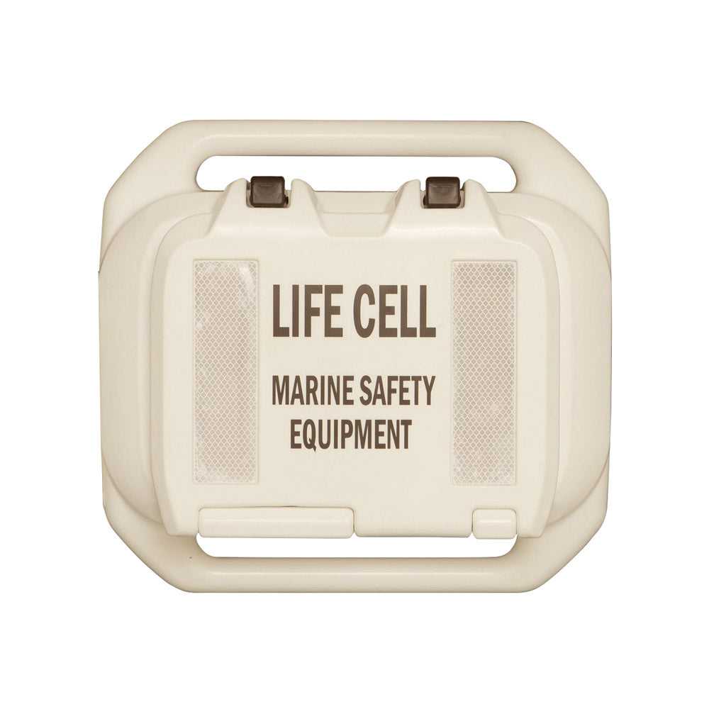 Cellule de vie, Life Cell The Trailer Boat Emergency Pod Grab Case Flotation Device for 1 - 4 People - White