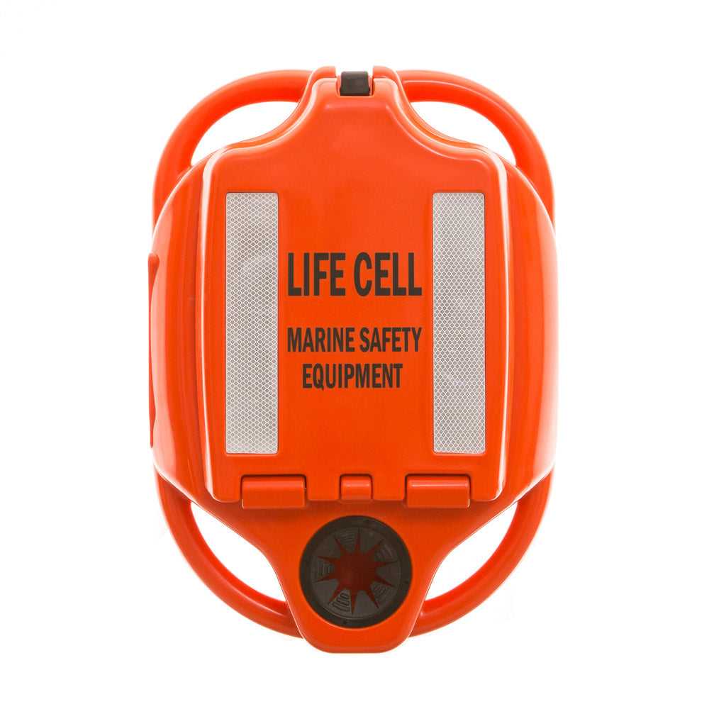 Cellule de vie, Life Cell The Yachtsman Emergency Pod Grab Case Dispositif de flottaison pour 2-4 personnes - Orange