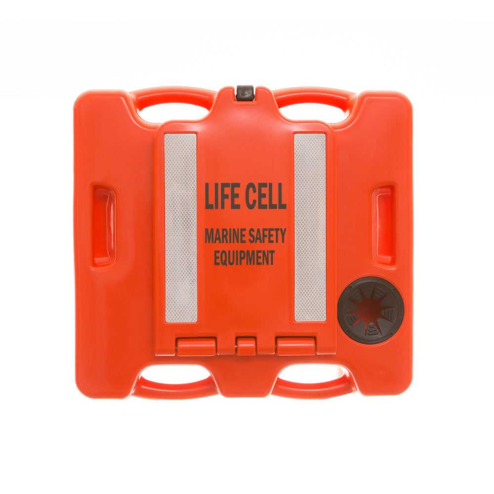 Cellule de vie, Life Cell Trawlerman Emergency Pod Grab Case Flotation Device for up to 6 People - Orange