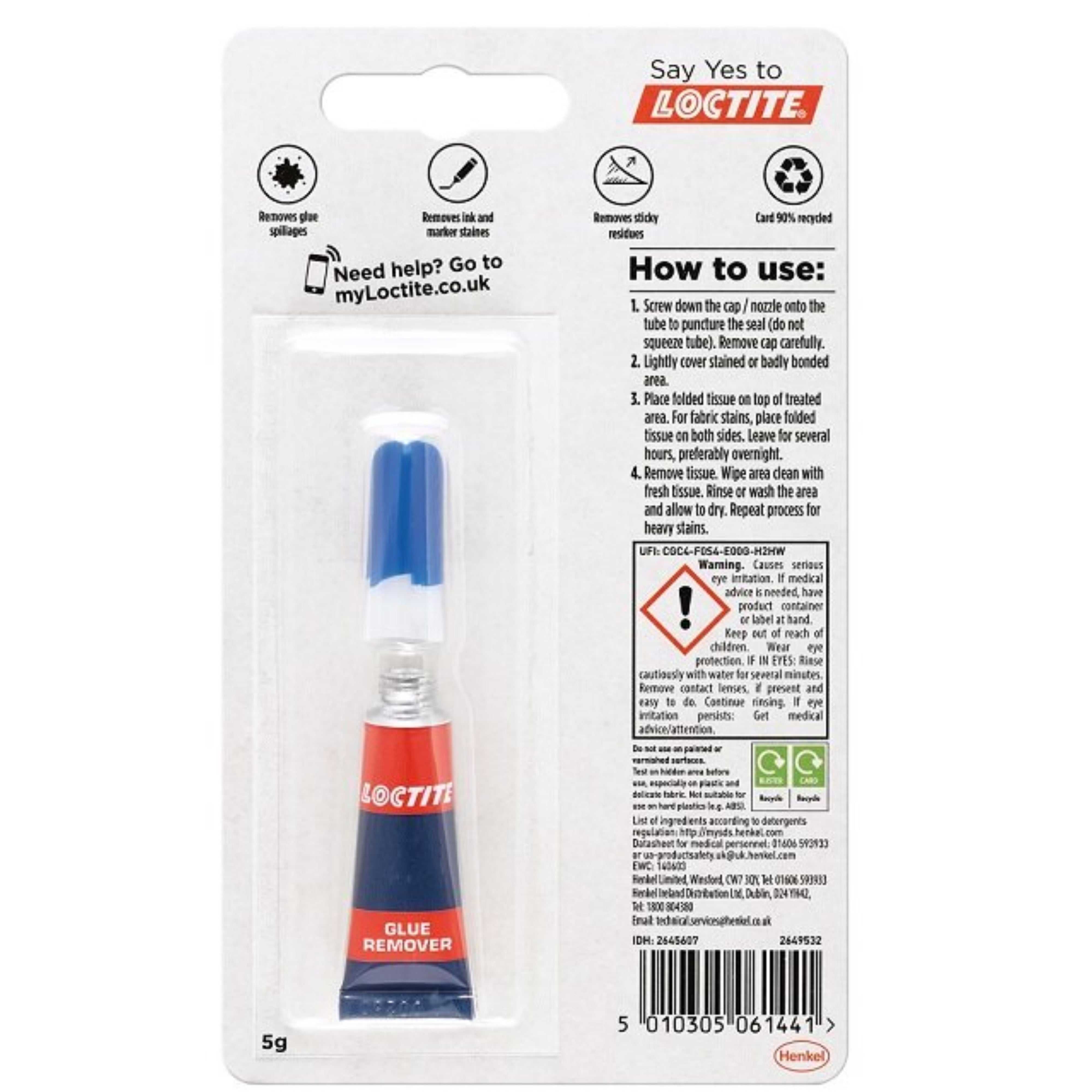 Loctite, Loctite Glue Remover 5g