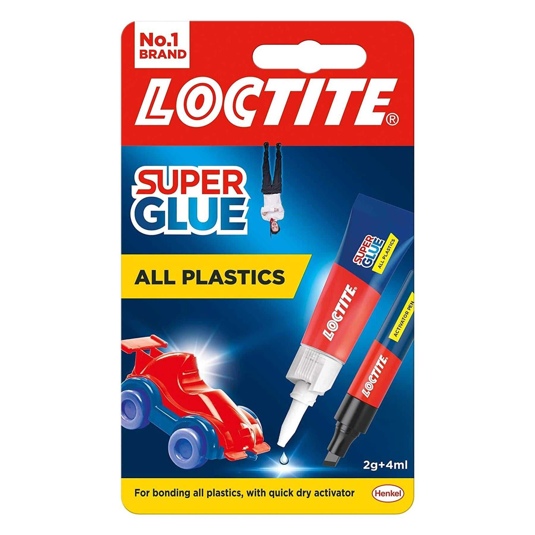 Loctite, Loctite Super Glue All Plastics 2g + 4ml Stylo