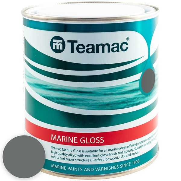 Teamac, Peinture brillante gris avion (328) - 1 Litre - 328 AIRCRAFT GREY GLOSS - 1Ltr