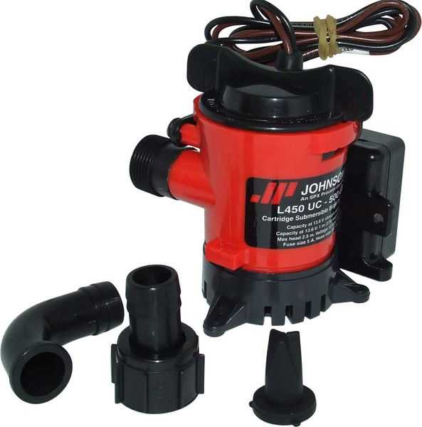 Johnson, Pompe de cale automatique Johnson L450 Ultima Combo (12V / 500 GPH / 19mm)