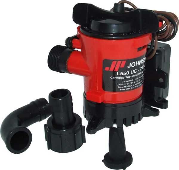 Johnson, Pompe de cale automatique Johnson L550 Ultima Combo (12V / 750 GPH / 19mm)