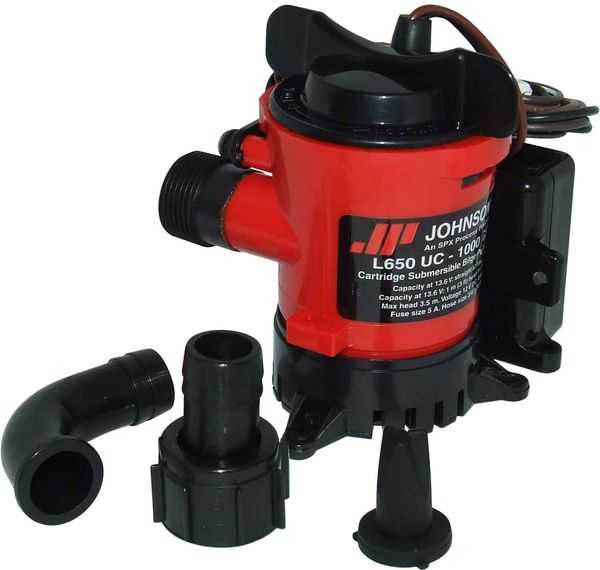 Johnson, Pompe de cale automatique Johnson L650 Ultima Combo (12V / 1000 GPH / 19mm)