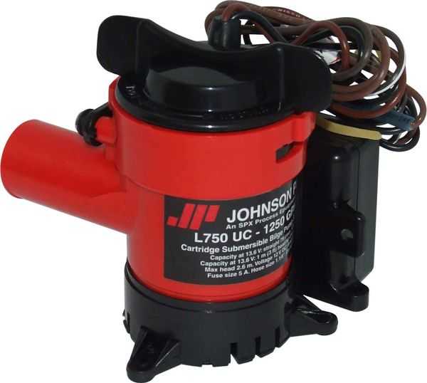 Johnson, Pompe de cale automatique Johnson L750 Ultima Combo (12V / 1250 GPH / 19mm)