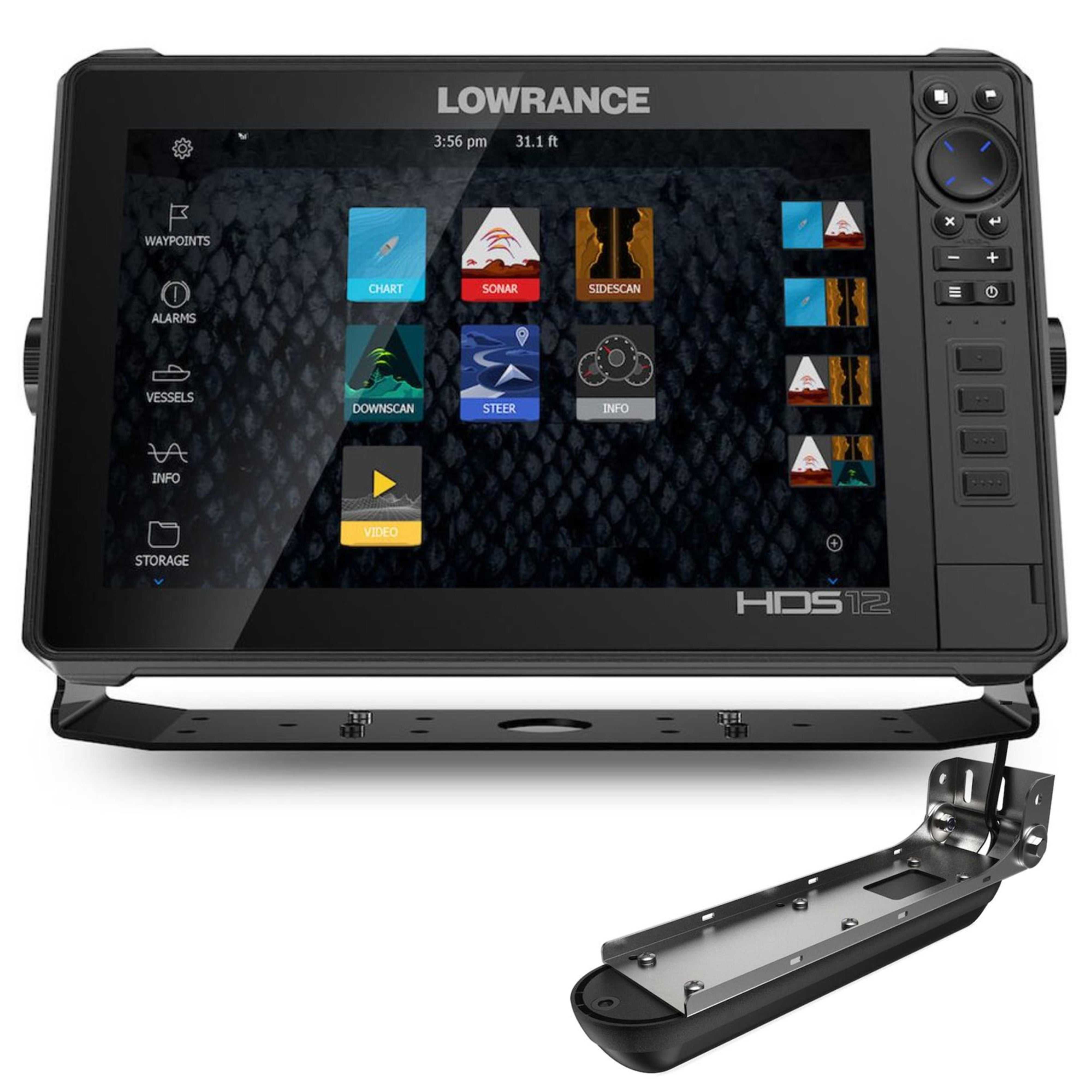 Lowrance, Sondeur Lowrance HDS 12 LIVE avec imagerie active 3-en-1 (ROW)