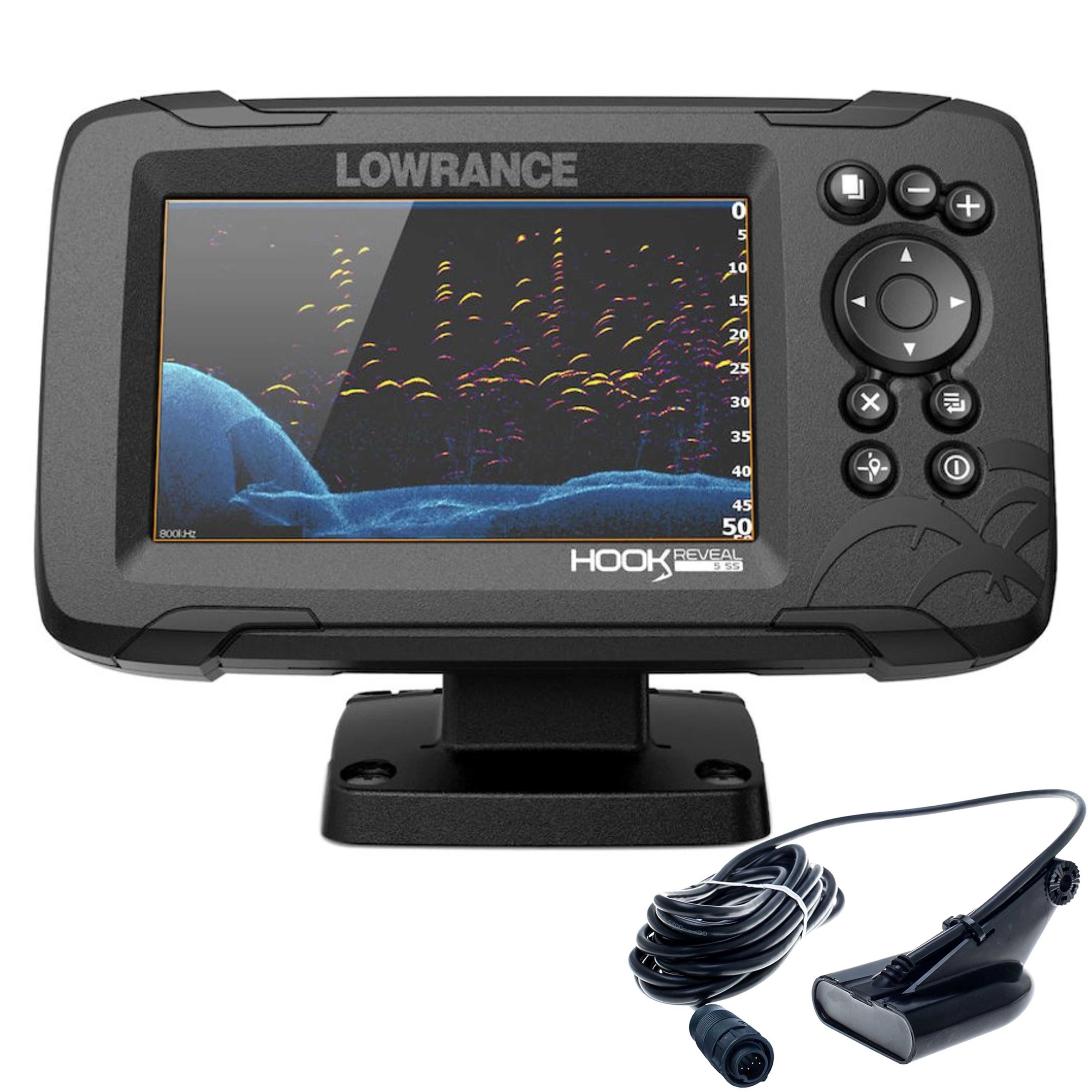 Lowrance, Sondeur Lowrance HOOK Reveal 5" avec transducteur 50/200 HDI ROW