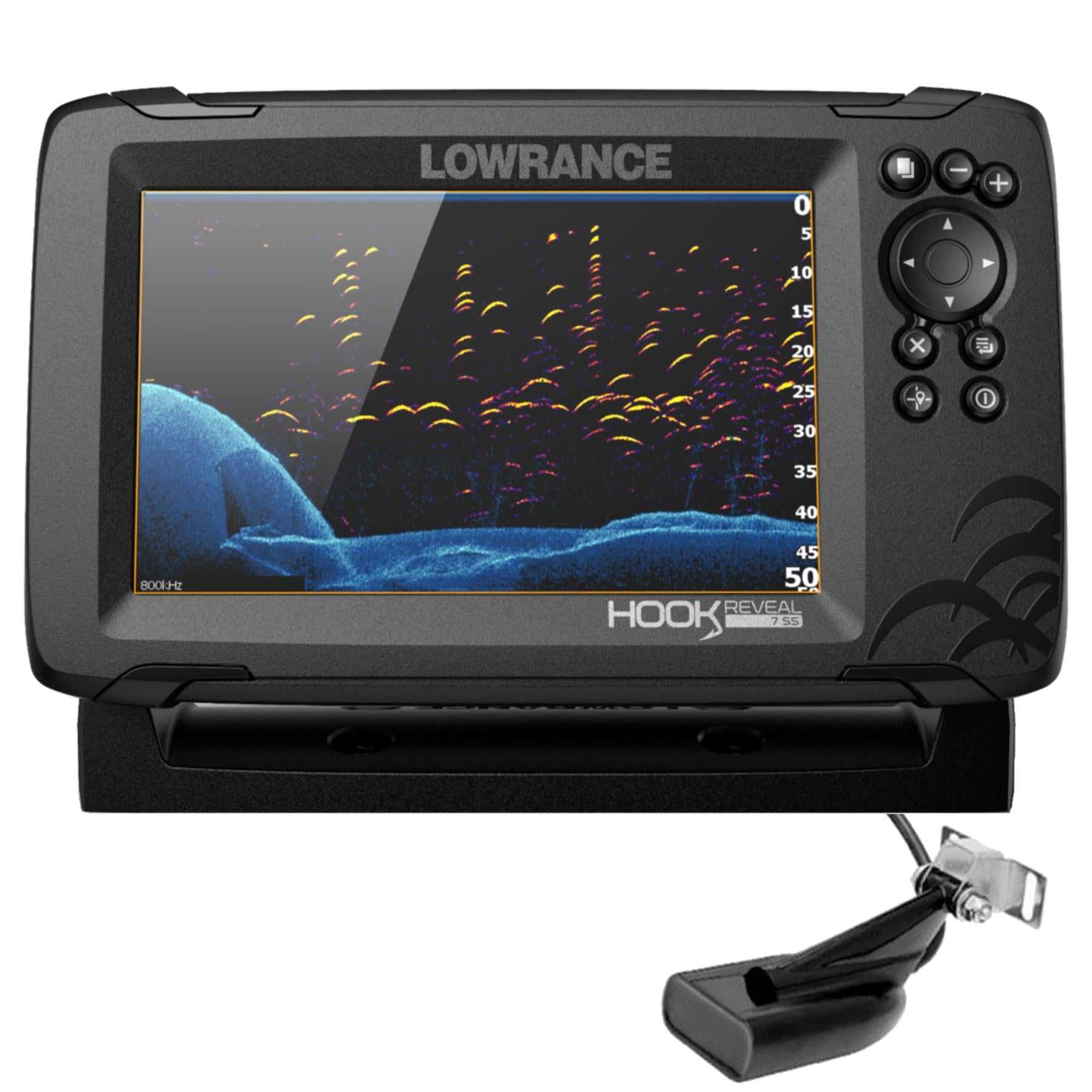 Lowrance, Sondeur Lowrance HOOK Reveal 7" avec transducteur 83/200 HDI ROW