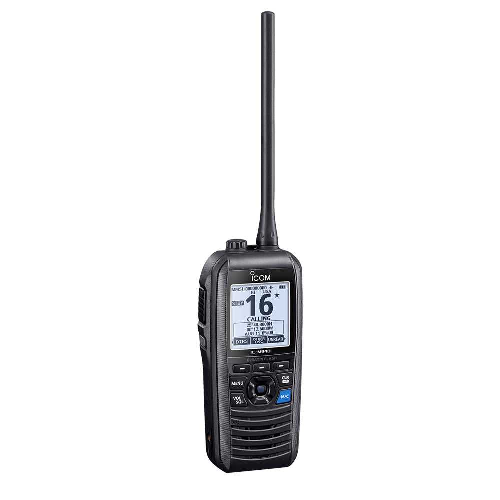 Icom, VHF marine portable ICOM IC-M94D Euro Buoyant avec DSC & AIS