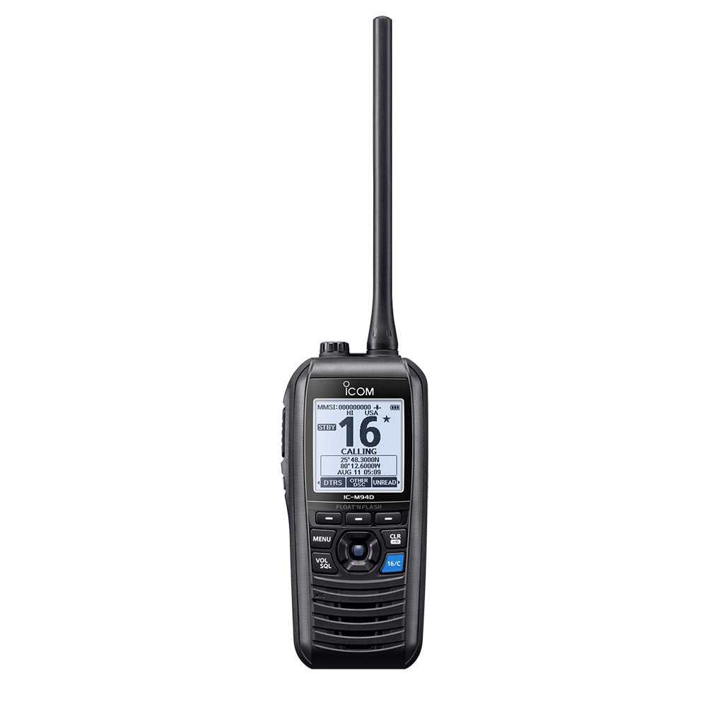 Icom, VHF marine portable ICOM IC-M94D Euro Buoyant avec DSC & AIS